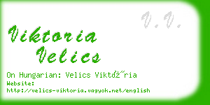 viktoria velics business card